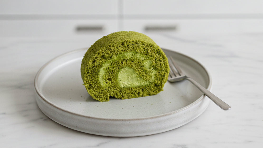 Matcha Tea Swiss Roll